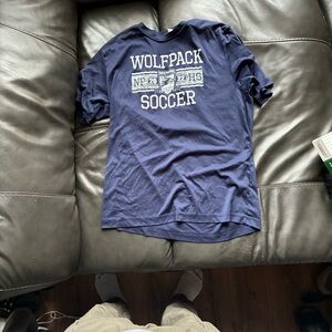 Sport-Tek Navy Soccer Tee
